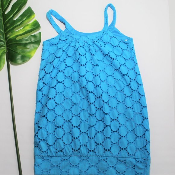 BLUSH SUMMER DRESS‎ BLUE SIZE L - Picture 4 of 6